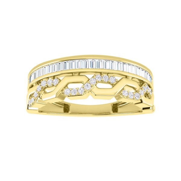 10K 0.35CT D-BAND LDS BAG/FRDS PRONG